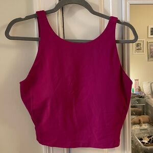 Magenta lululemon bra tank